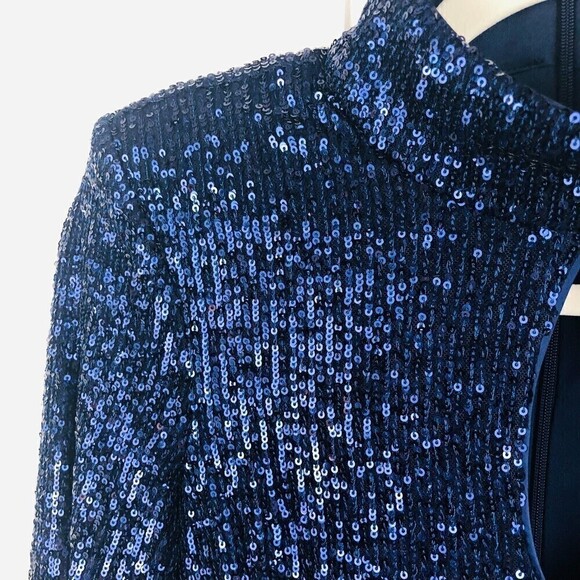 Vince Camuto Womens Sequined Cocktail Dress Size 2 - Picture 6 of 15